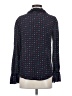 J.Crew 100% Silk Polka Dots Blue Blouse Size 2 (tall) - photo 2
