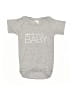 Laughing Giraffe Gray Short Sleeve Onesie Size 0-3 mo - photo 1