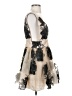 Free People 100% Polyester Ivory Cocktail Dress Size XS - photo 4