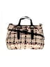 Piero Guidi Graphic Plaid Multi Color Tan Tote One size - photo 1
