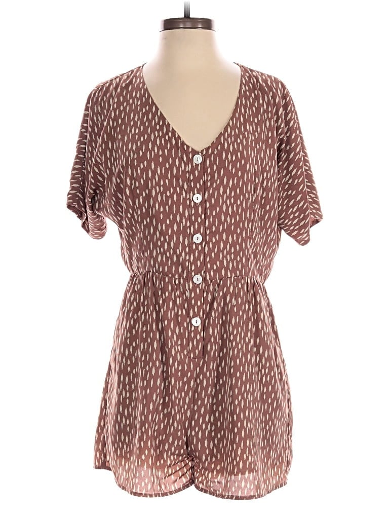 Pre-owned Wishlist Romper In Brown
