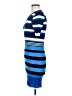 DVF WEST Stripes Blue Casual Dress Size M - photo 5