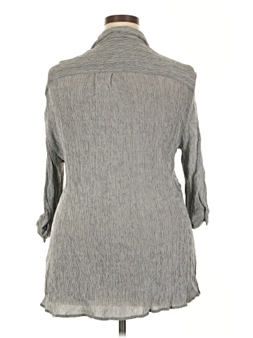 Modern Works 3/4 Sleeve Button-Down Shirt (view 2)