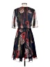 Jason Wu 100% Polyester Print Blue Cocktail Dress Size 2 - photo 2