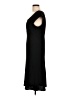 Coldwater Creek 100% Polyester Solid Black Casual Dress Size 10 - photo 5