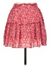 Shein Floral Red Casual Skirt Size 6 - photo 1