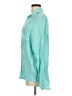 Lyaner 100% Polyester Teal Long Sleeve Blouse Size M - photo 5