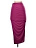 Superdown Solid Burgundy Formal Skirt Size S - photo 1
