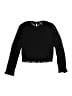 Zara Black Long Sleeve Top Size 13 - 14 - photo 2