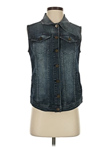 Kardashian Kollection Denim Vest (view 1)