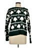 Unbranded 100% Acrylic Print Green Pullover Sweater Size L - photo 1