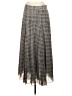 CAbi 100% Polyester Chevron-herringbone Gray Casual Skirt Size 2 - photo 1