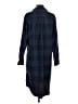 Grayson 100% Cotton Plaid Blue Casual Dress Size Sm (2) - photo 2