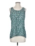 GNW 100% Polyester Teal Sleeveless Blouse Size S - photo 1