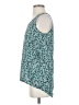 GNW 100% Polyester Teal Sleeveless Blouse Size S - photo 5