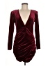 Unbranded Burgundy Cocktail Dress Size M - photo 1