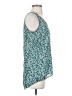 GNW 100% Polyester Teal Sleeveless Blouse Size S - photo 4