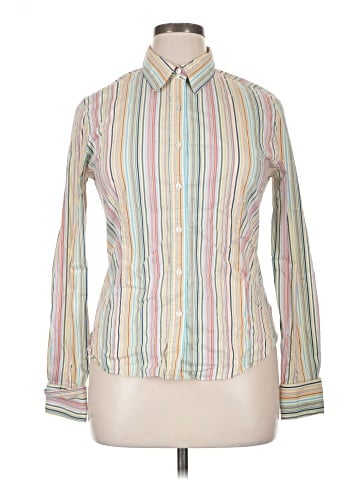 B Collection by Bobeau Long Sleeve Button-Down Shirt (view 1)