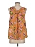 Charming Charlie Orange Sleeveless Blouse Size S - photo 2
