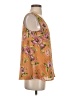 Charming Charlie Orange Sleeveless Blouse Size S - photo 4