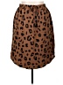 Shein Curve Animal Print Brown Casual Skirt Size 0X - photo 1