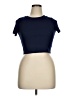 Shein Blue Short Sleeve Turtleneck Size XL - photo 1