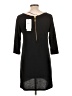 Zara Basic Solid Black Casual Dress Size L - photo 2
