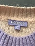 Florence by Mills Color Block Purple Pullover Sweater Size XXS - photo 7