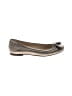 Stuart Weitzman Metallic Silver Brown Flats Size 7 - photo 1
