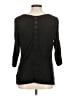 Deletta Black 3/4 Sleeve Top Size M - photo 2