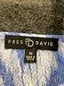 Fred David Blue 3/4 Sleeve Blouse Size 1X - photo 7