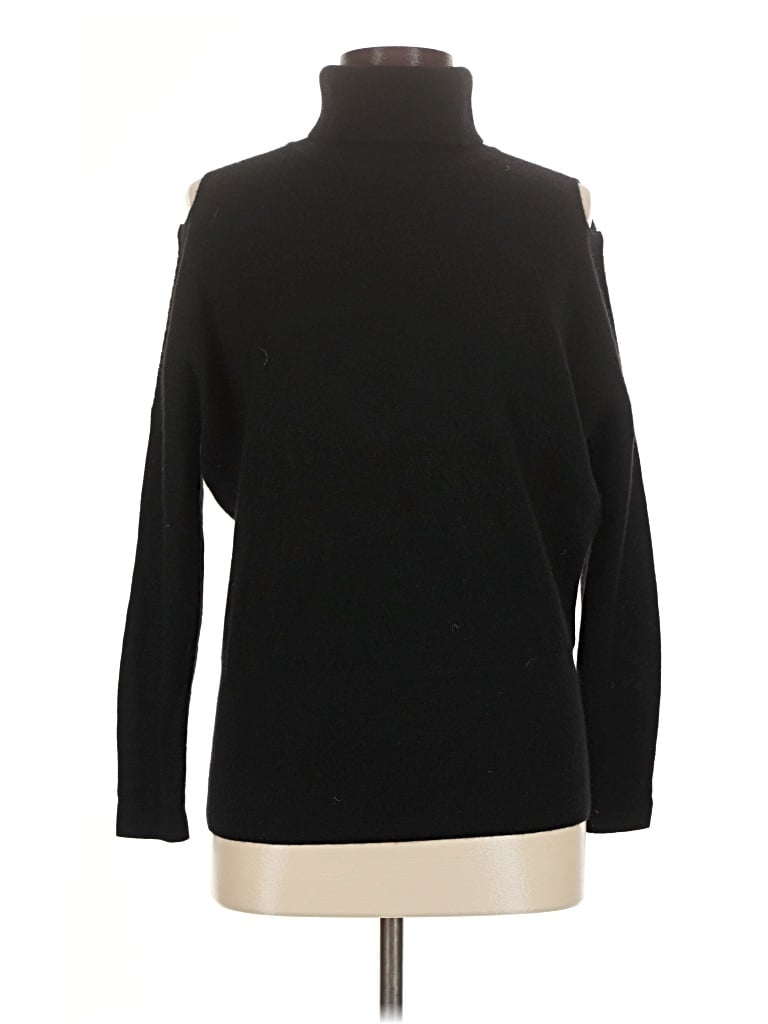 Pre-owned C By Bloomingdale's Turtleneck Sweater In Black
