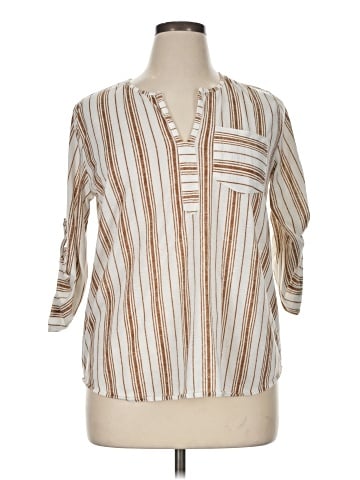 Eden & Olivia Long Sleeve Henley (view 1)