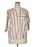 Eden & Olivia Ivory Long Sleeve Henley Size XL - photo 1