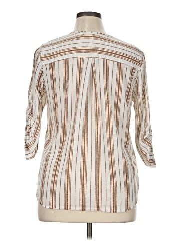 Eden & Olivia Long Sleeve Henley (view 2)