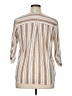 Eden & Olivia Ivory Long Sleeve Henley Size XL - photo 2