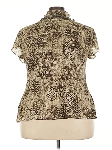 Signature by Larry Levine Short Sleeve Blouse (view 2)