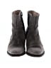 Ann Mashburn 100% Leather Gray Green Ankle Boots Size EU 36 - photo 2