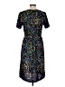 Sonnet James 100% Polyester Print Blue Casual Dress Size S - photo 2