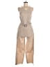 Zara Solid Tan Jumpsuit Size M - photo 1