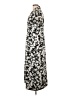 Liz Baker 100% Polyester Print Gray Casual Dress Size 10 (petite) - photo 5
