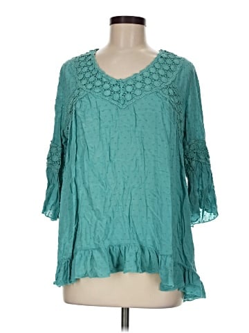 Tantrums 3/4 Sleeve Blouse (view 1)