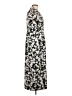 Liz Baker 100% Polyester Print Gray Casual Dress Size 10 (petite) - photo 4