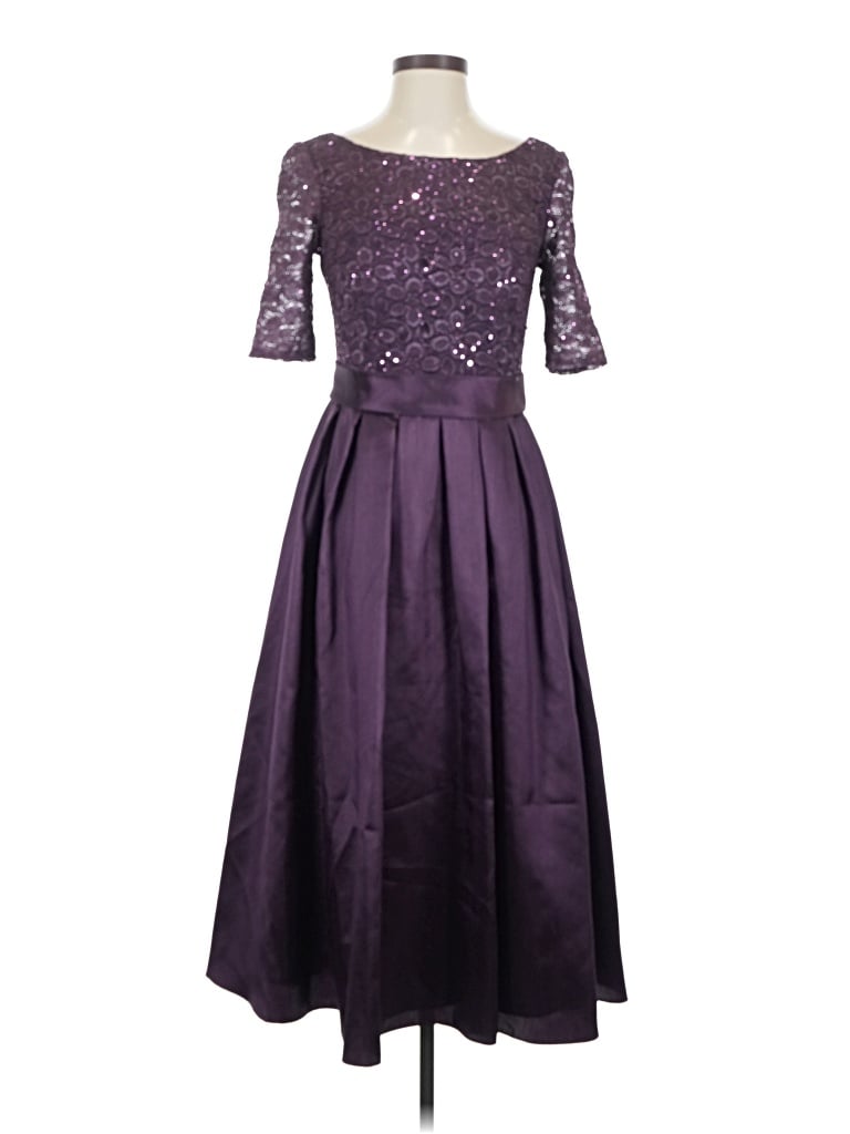 Pre-owned David's Bridal Cocktail Dress In Purple