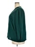 Unbranded 100% Polyester Teal Long Sleeve Blouse Size XXL - photo 5