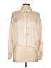 Lefties 100% Polyester Ivory Long Sleeve Blouse Size L - photo 1
