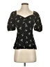 Gap 100% Viscose Black Short Sleeve Top Size XS - photo 1