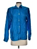 Jonathan Martin 100% Silk Blue Long Sleeve Silk Top Size S - photo 1