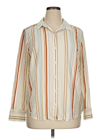 INC International Concepts Long Sleeve Button-Down Shirt (view 1)