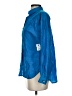 Jonathan Martin 100% Silk Blue Long Sleeve Silk Top Size S - photo 5